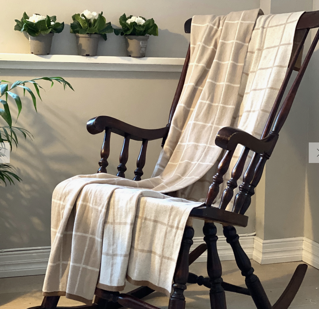 Funky Doris- Todden blanket beige