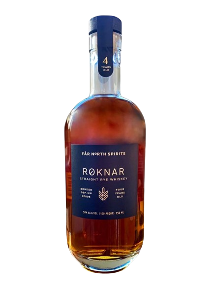 Far North Spirits Roknar Bonded Rye Whiskey