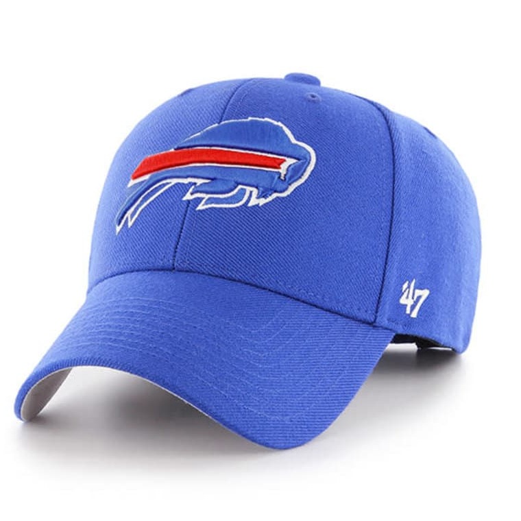 Buffalo Bills Sonic Blue '47Brand MVP Adjustable Hat