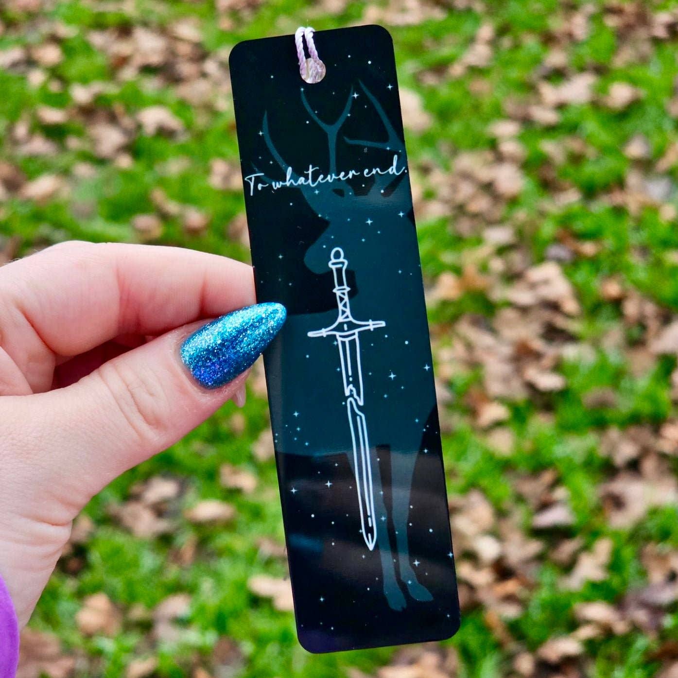 Throne of Glass To Whatever End Metal Bookmark: 4.7 x 1.23 inches
