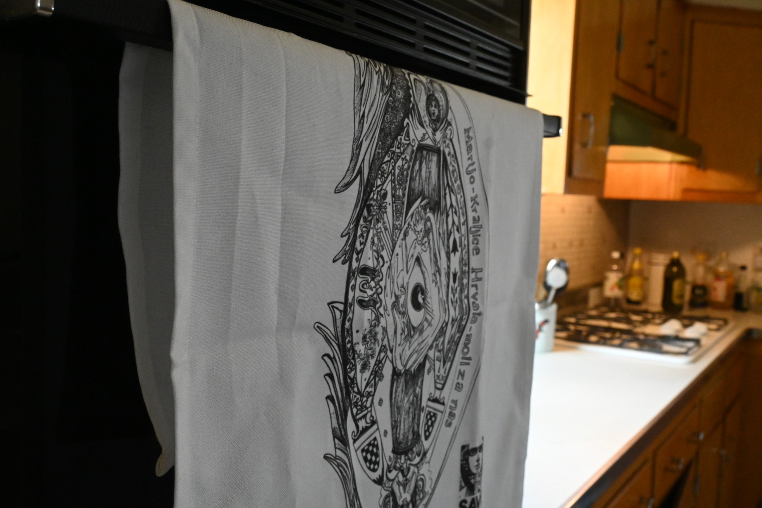 KLoRebel Art Vanka Murals Tea Towel