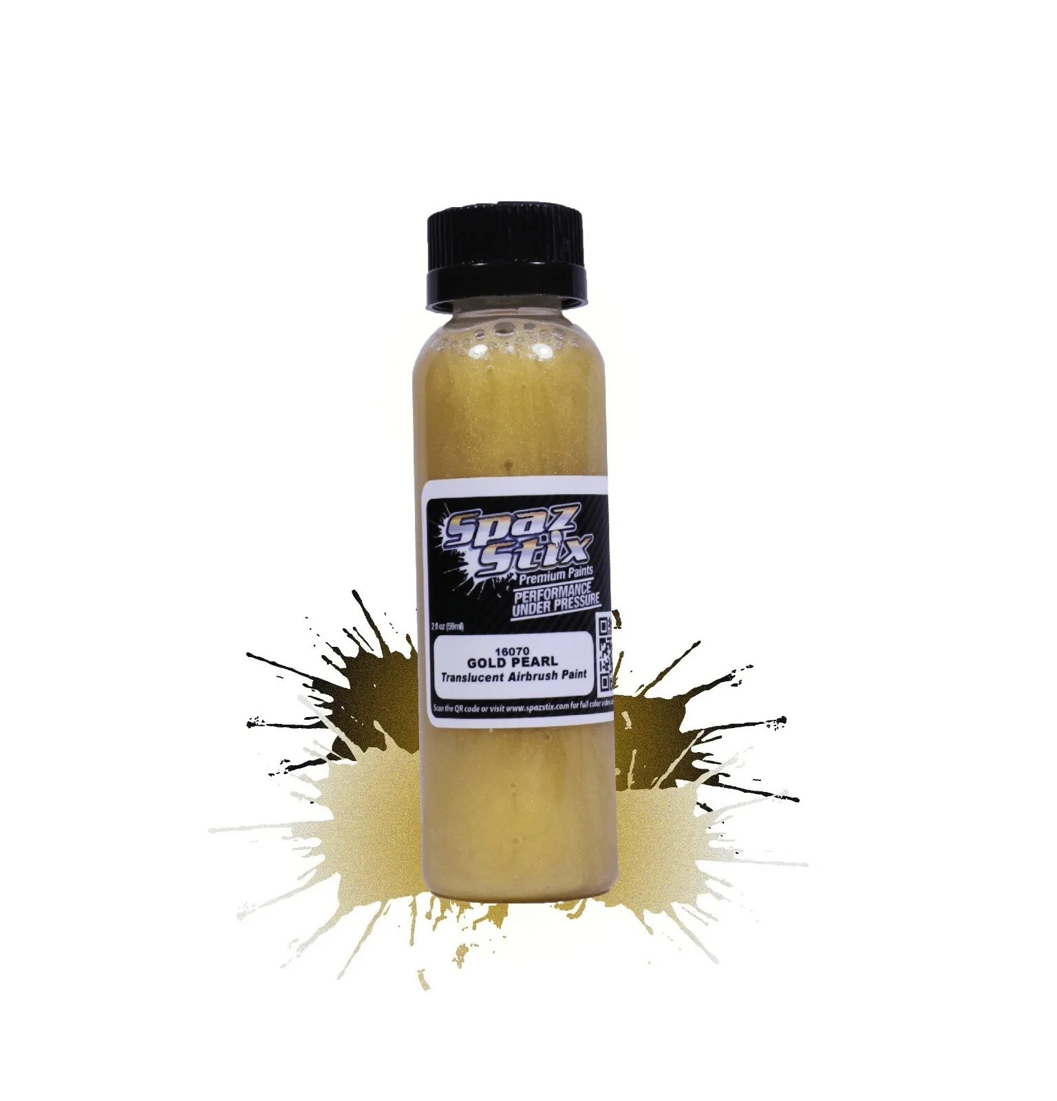 Gold Pearl Translucent Airbrush Paint 2oz 16070