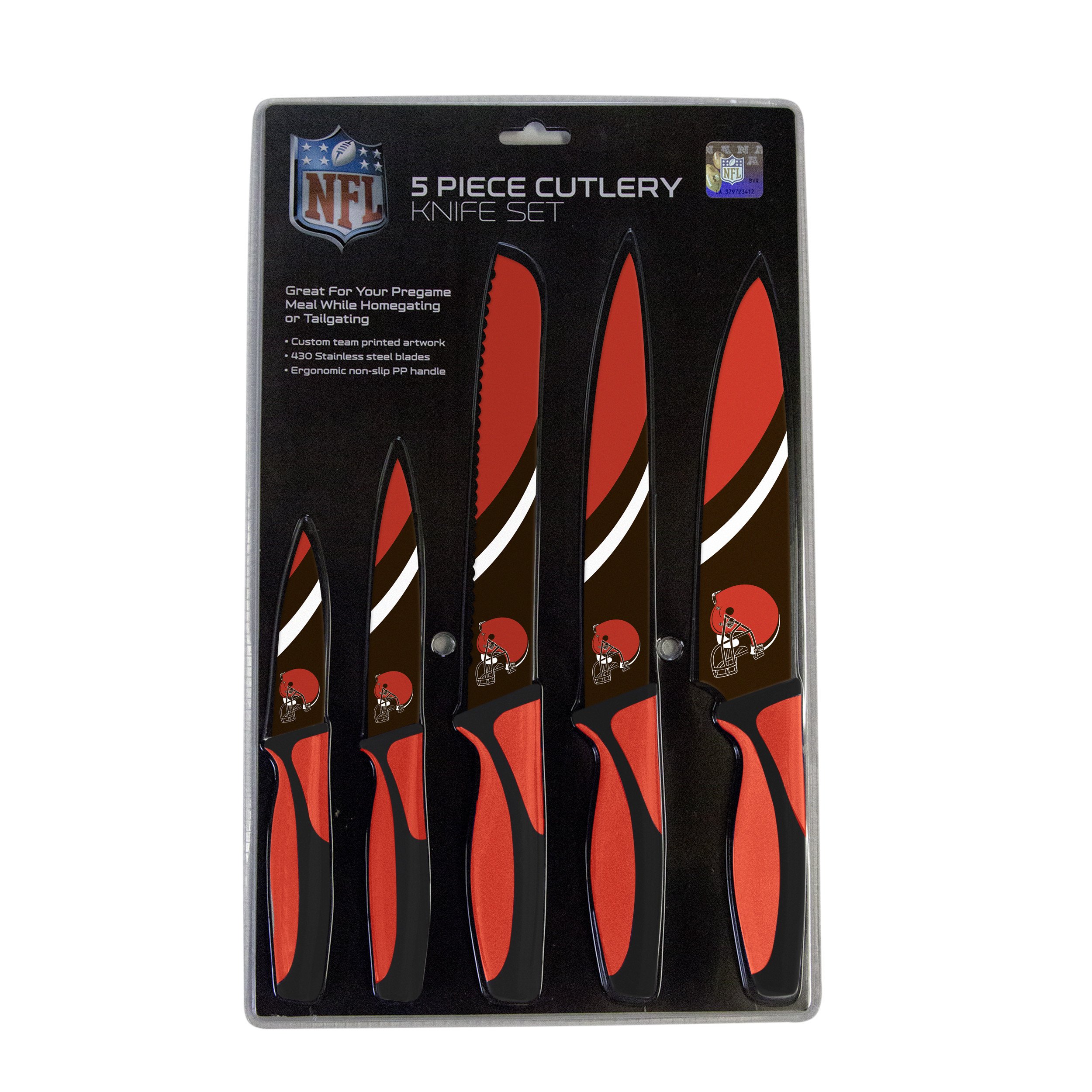 Cleveland Browns Kitchen Knife Set - 5 Pack