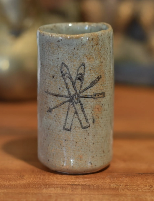 Tiny Tumbler Skis & Poles