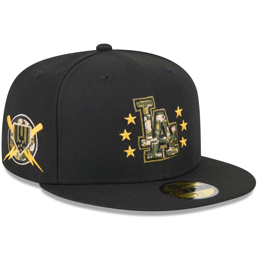 Los Angeles Dodgers 2024 New Era 59FIFTY Armed Forces Hat