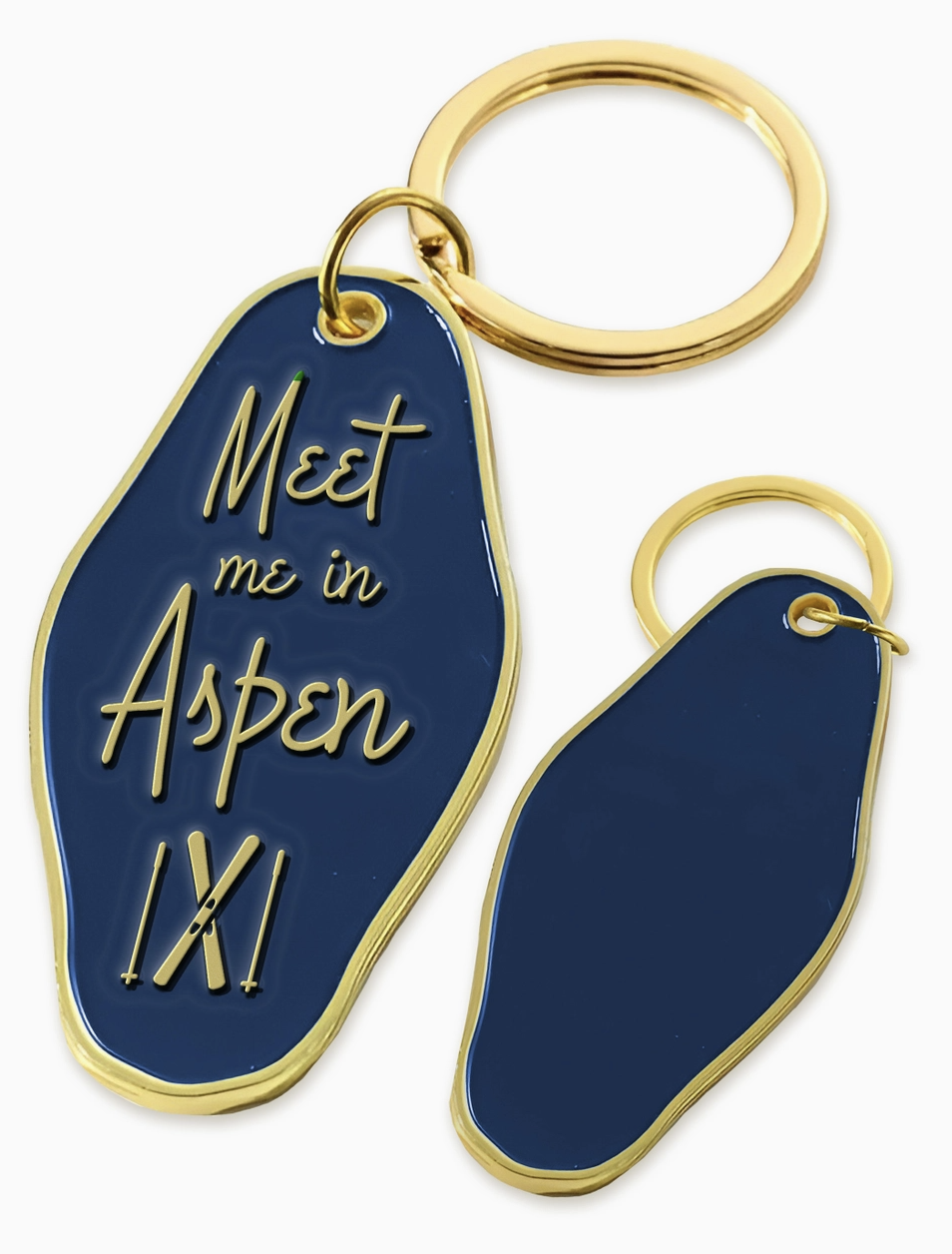 Meet Me in Vail Keychain