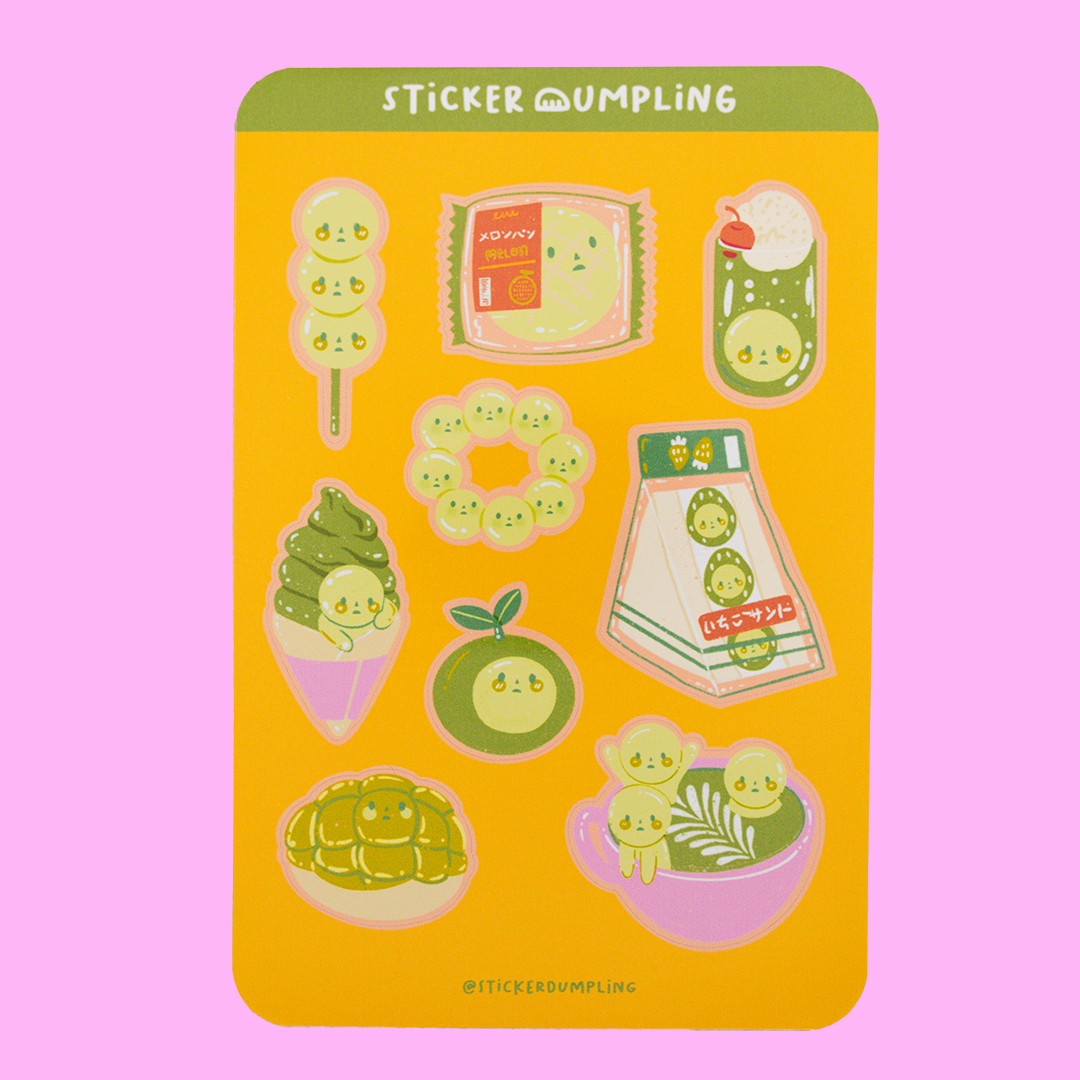 Smiski Sweets Sticker Sheet