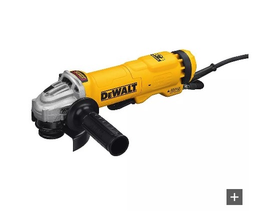 4.5 Small Angle Paddle Switch Angle Grinder with Brake and No-Lock on