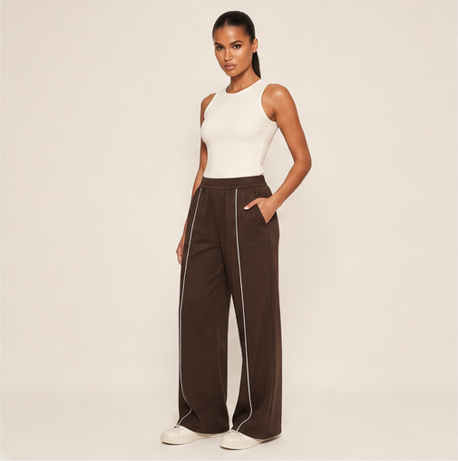 Women's Loose Fit Fashion Comfortable Straight Leg Pants