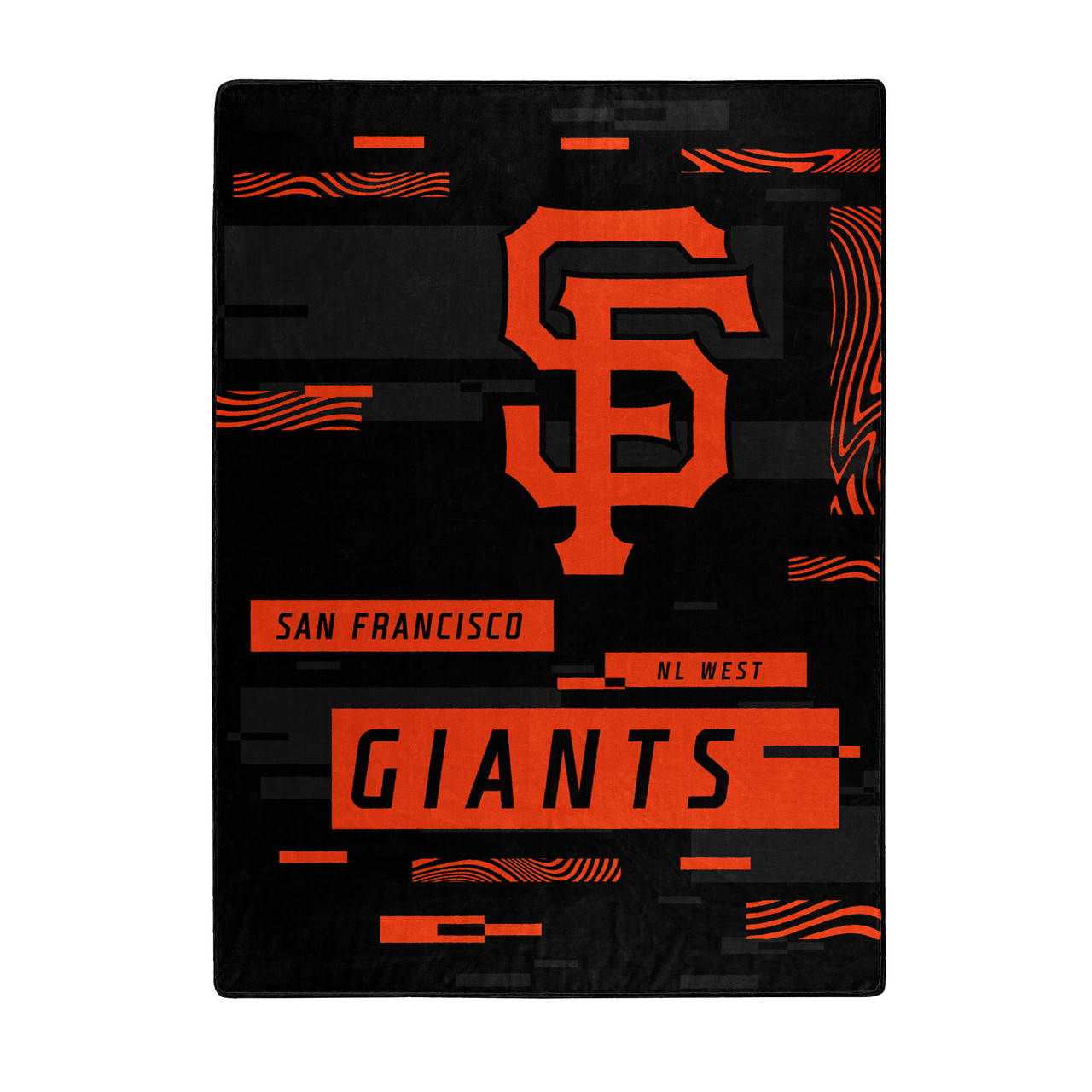 San Francisco Giants Digital Design Raschel Blanket 60x80"