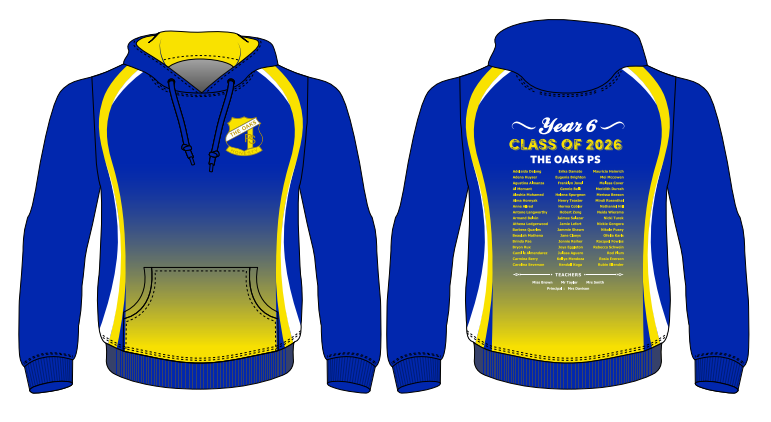 The Oaks PS - Year 6 Hoodie PRE-ORDER