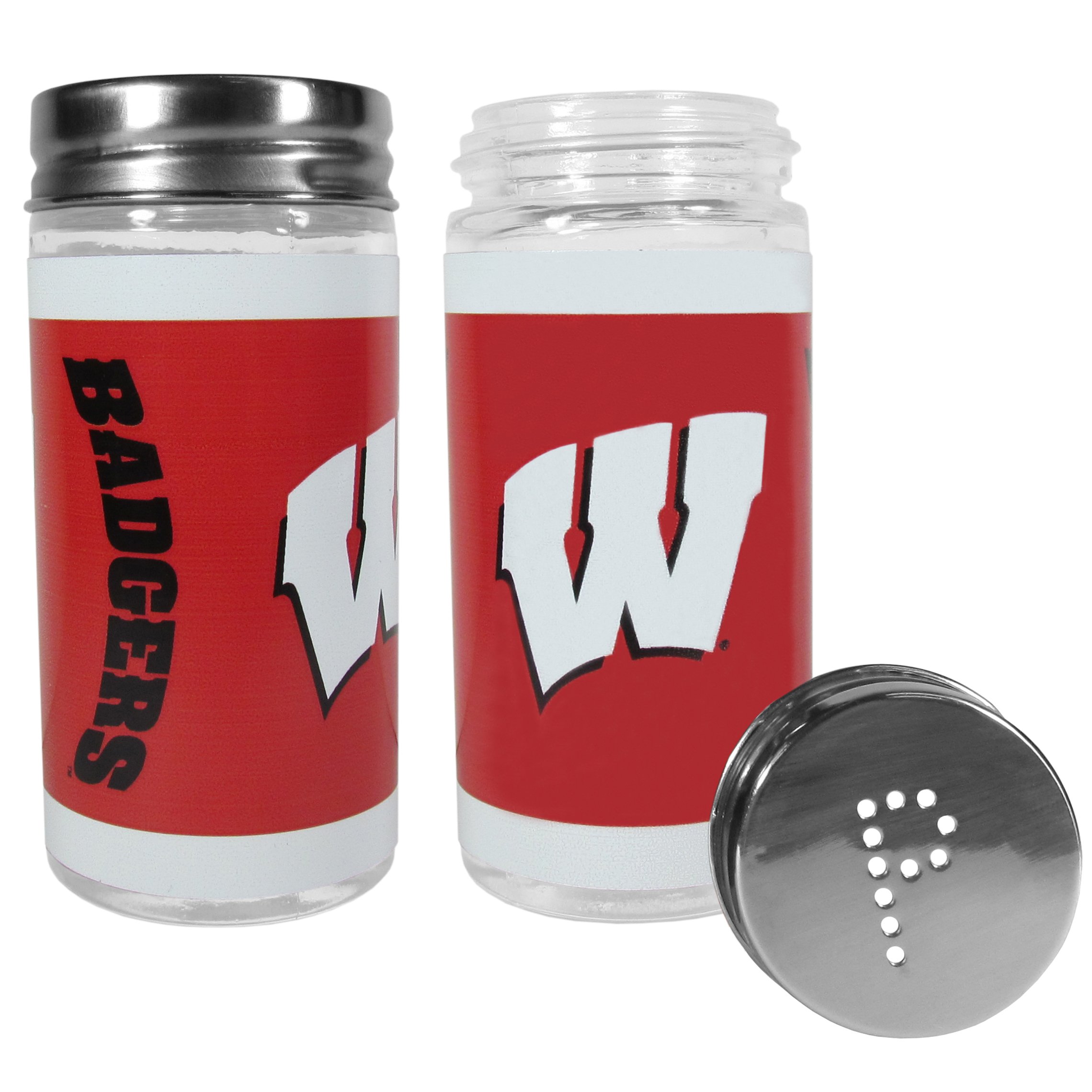 Wisconsin Badgers Salt and Pepper Shakers