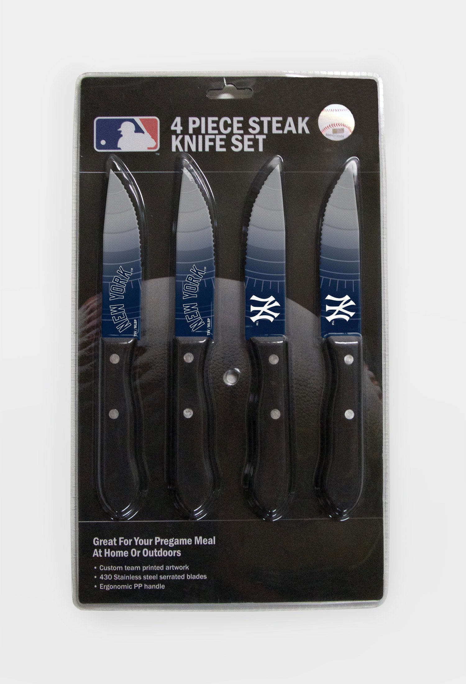 New York Yankees Steak Knife 4 Pack Set