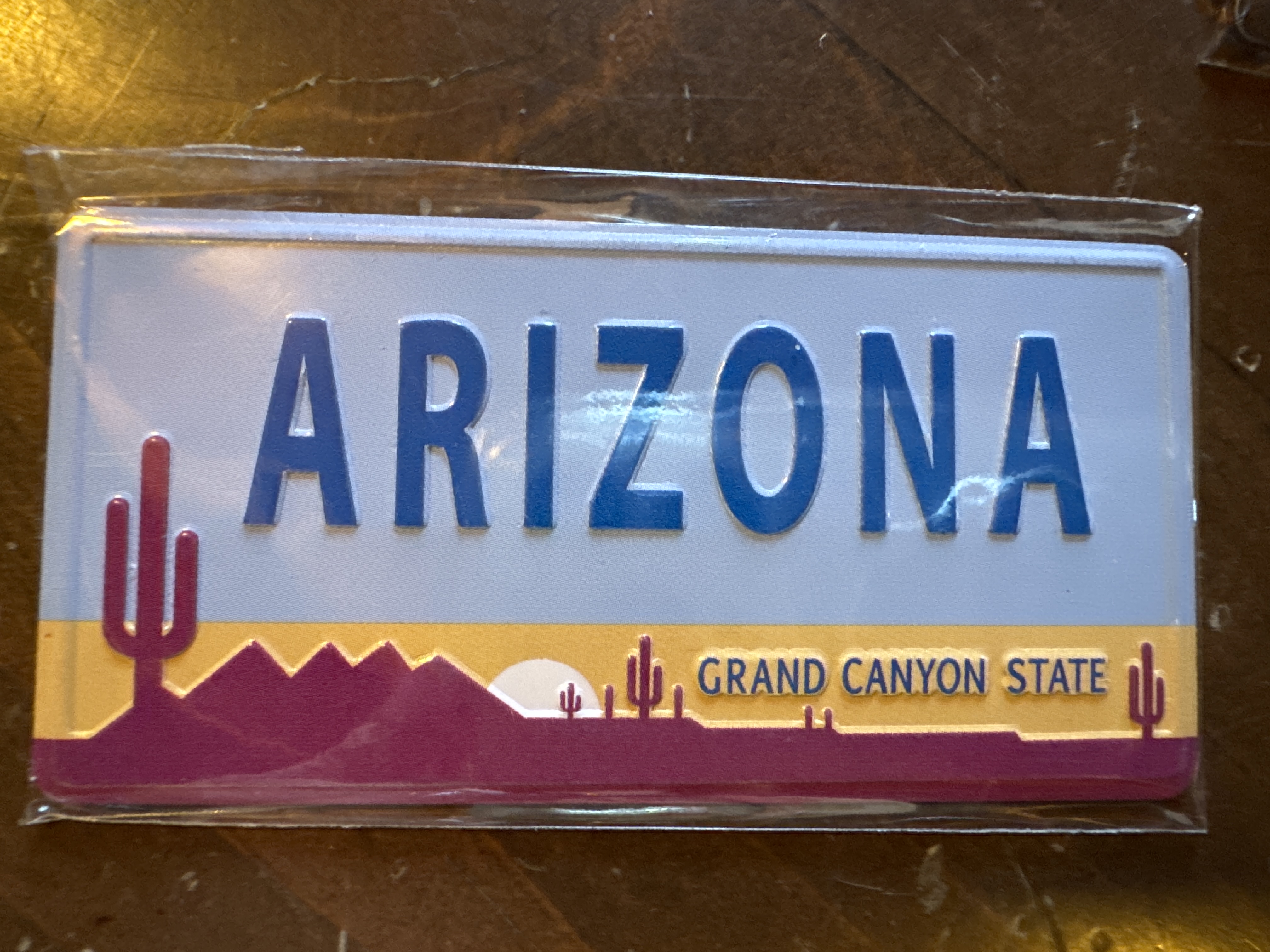 Magnet - AZ Metal License Plate Magnet