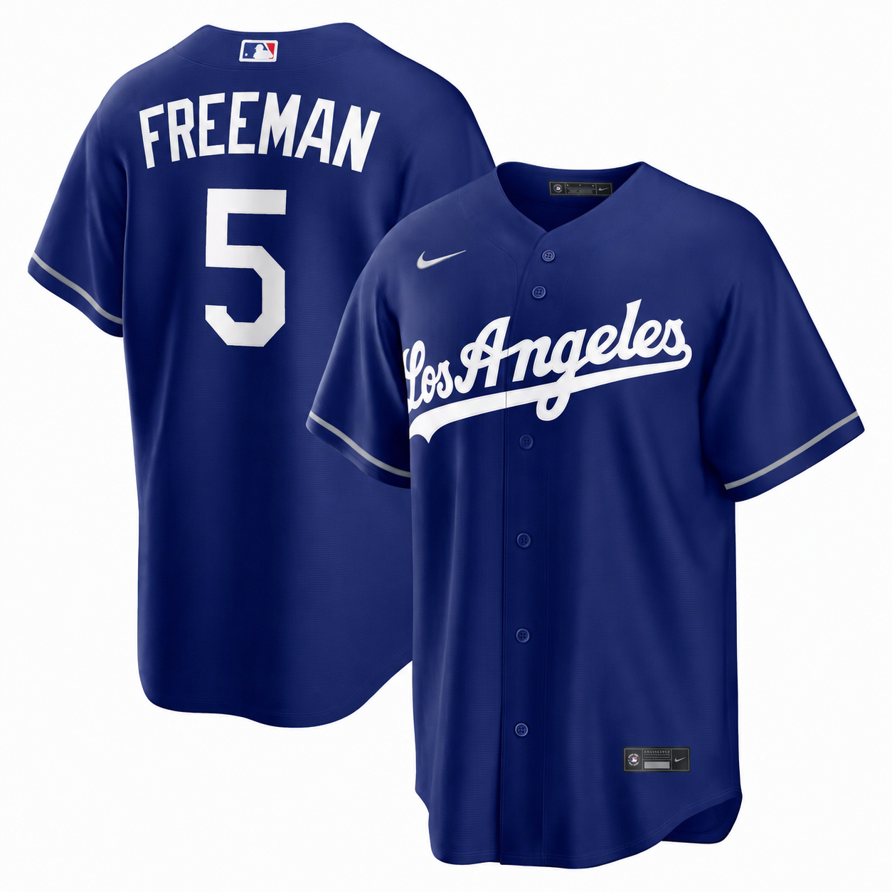 Los Angeles Dodgers Freddie Freeman #5 Nike Alternate Royal Blue Jersey