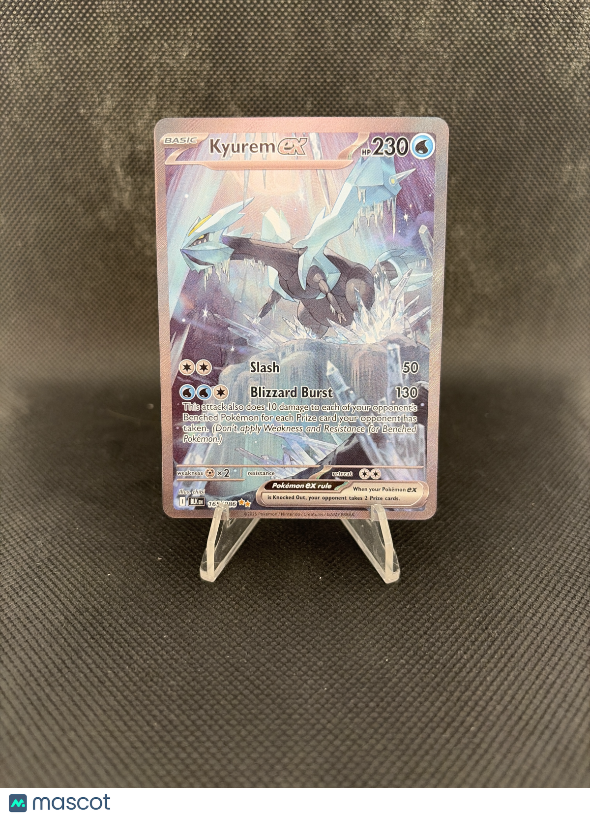 2025 Black Bolt Kyurem EX 165/086