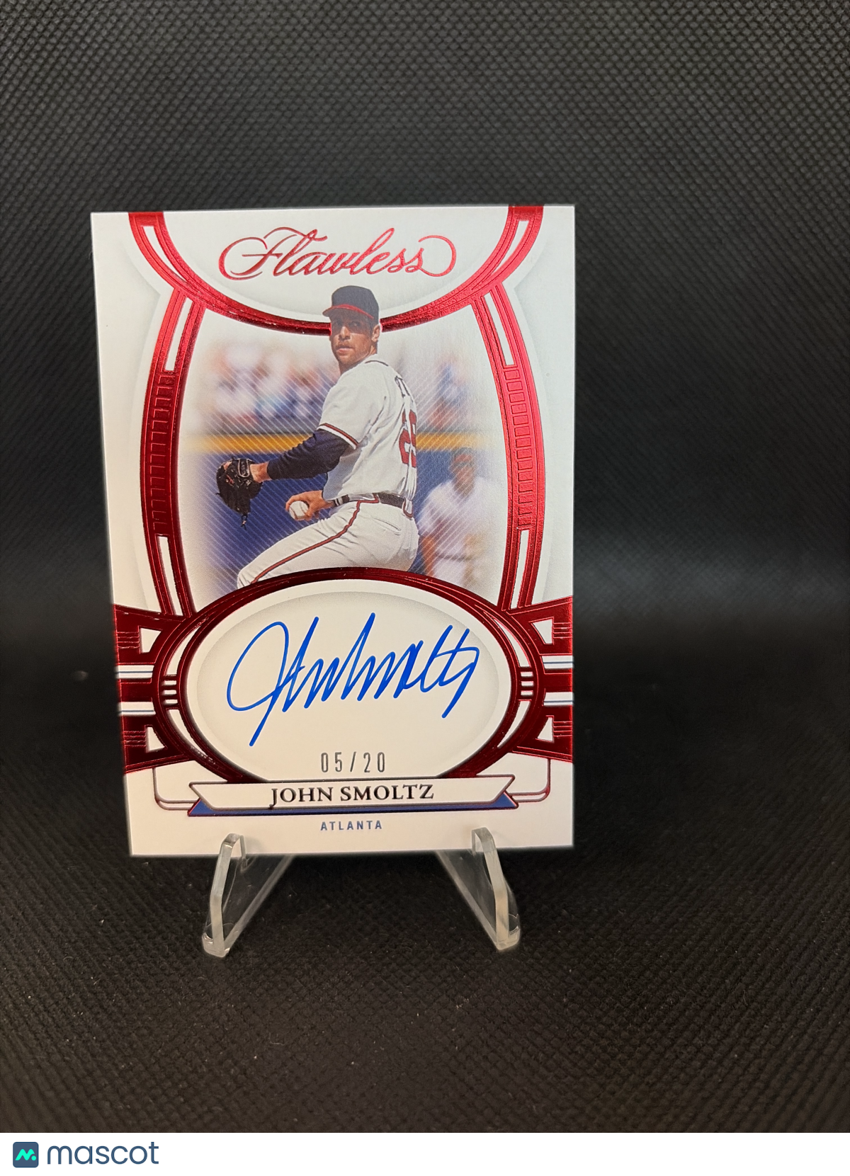 2023 Panini Flawless John Smoltz Red Ruby Auto /20