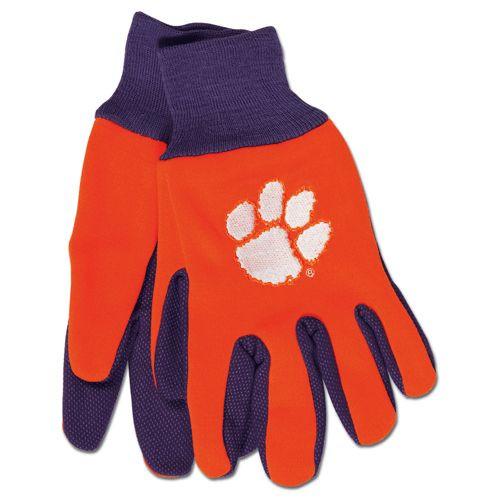 Clemson Tigers Two Tone Gloves - Adult