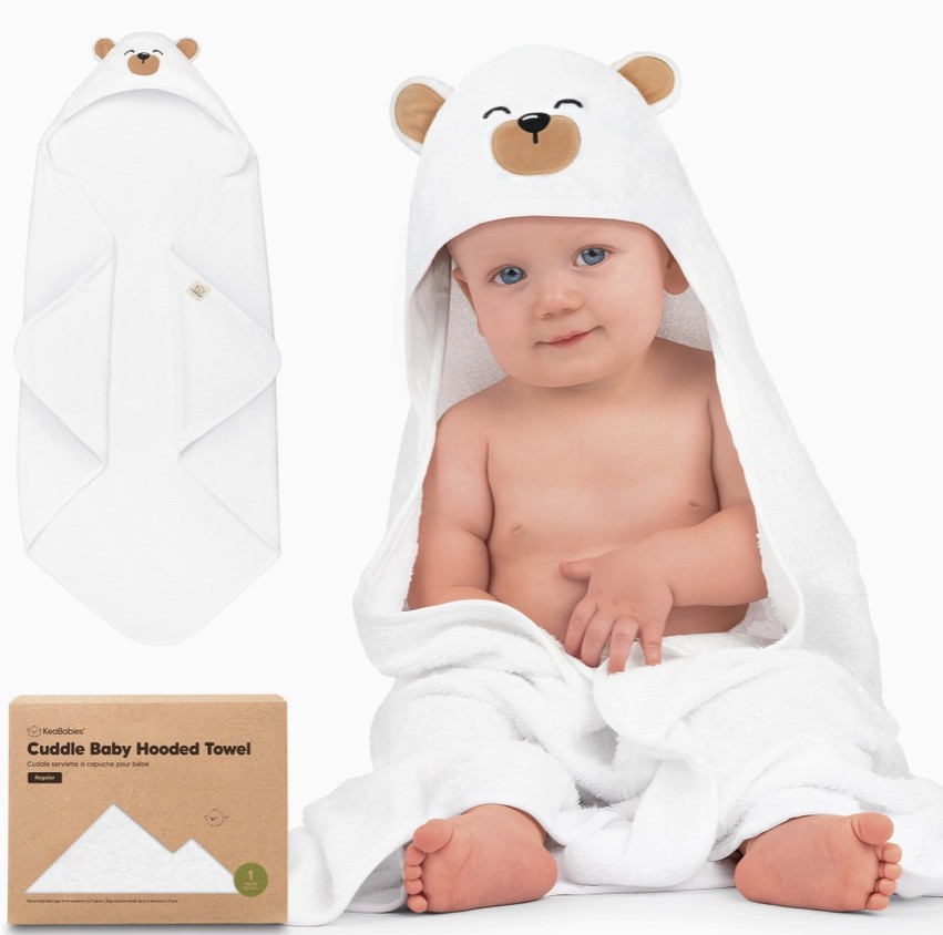 Cuddle Bear Hooded Baby Towel