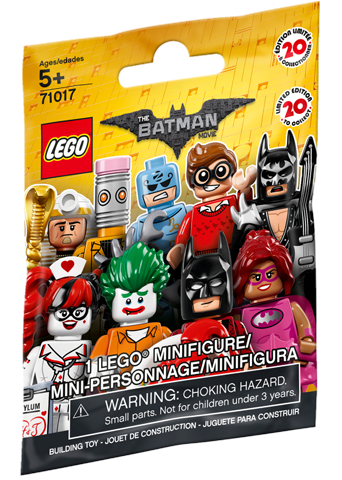 71017-1 Minifigure, The LEGO Batman Movie, Series 1 (Complete Random Set of 1 Minifigure)