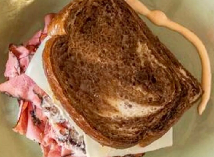 Pastrami sandwich on a toasted hero roll — Town Hero Subs, Palm Beach County