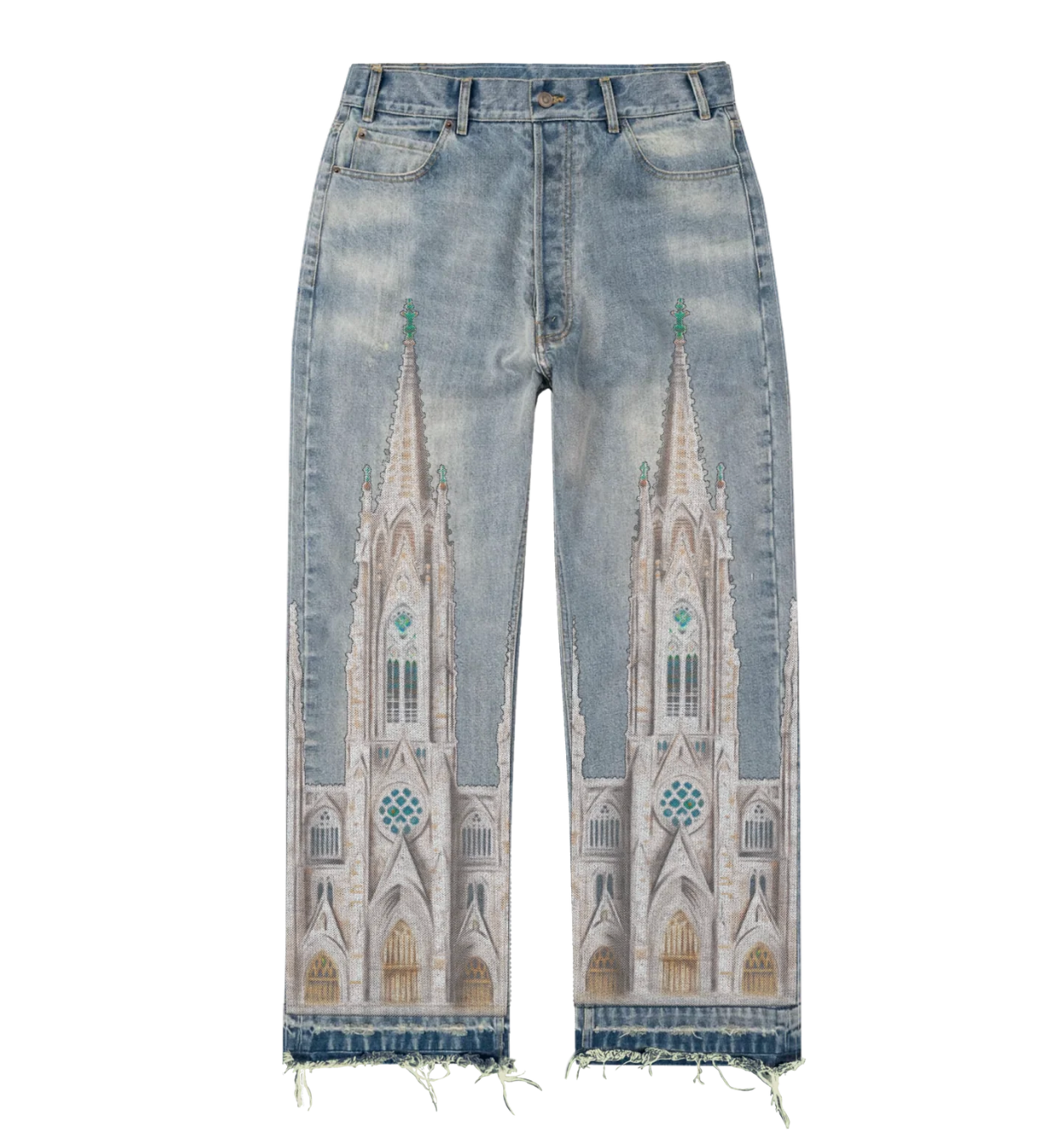 Bravest Studios Cathedral Denim Pants Blue