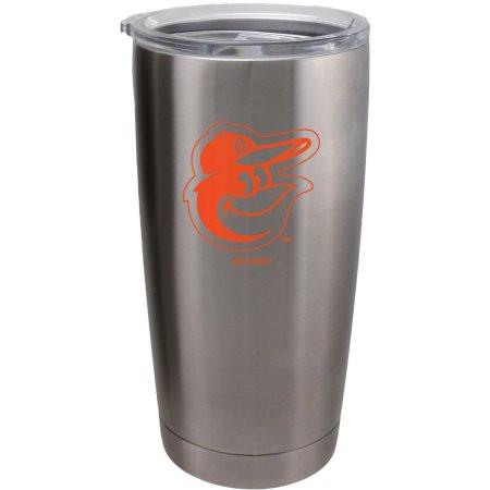 Baltimore Orioles Ultra Travel Tumbler 20oz - Silver