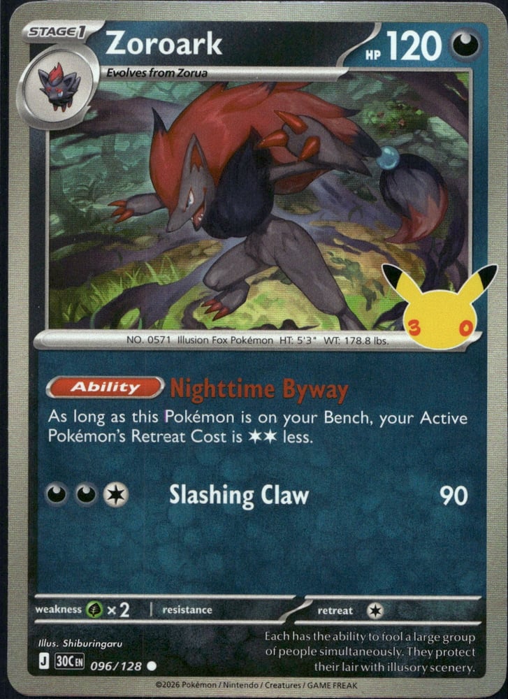 Zoroark - 30TH 96/128
