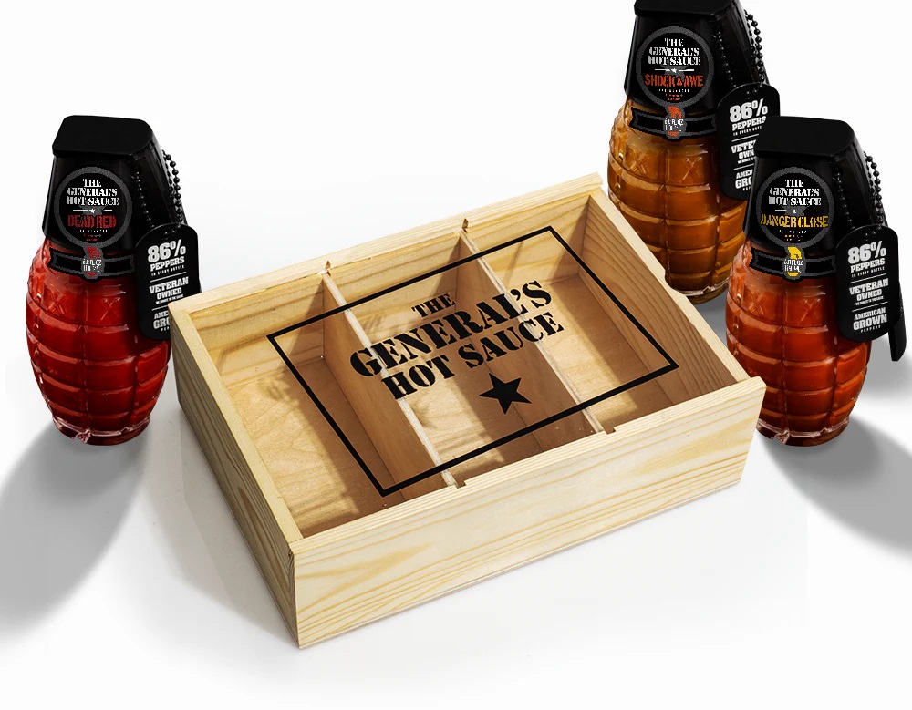 The General's Hot Sauce 1-Star Gift Box