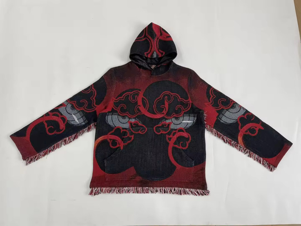 Hoodie: Naruto Inspired “Akatsuki” Tapestry Hoodie, image 3