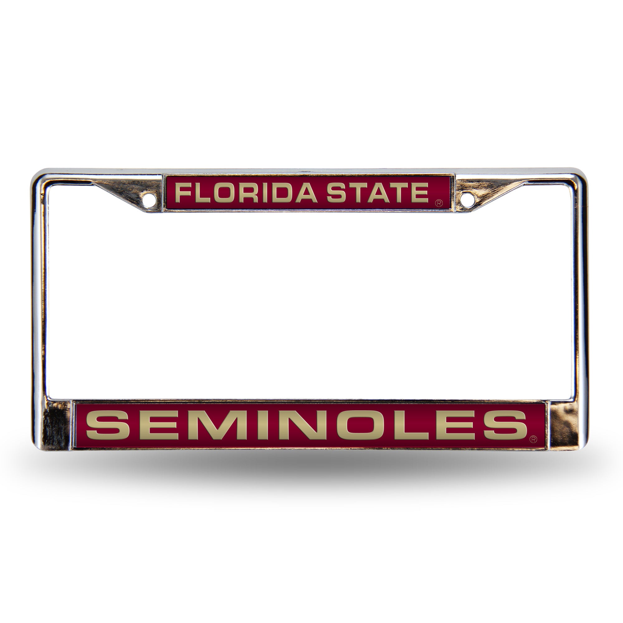 Florida State Seminoles Laser Chrome License Plate Frame