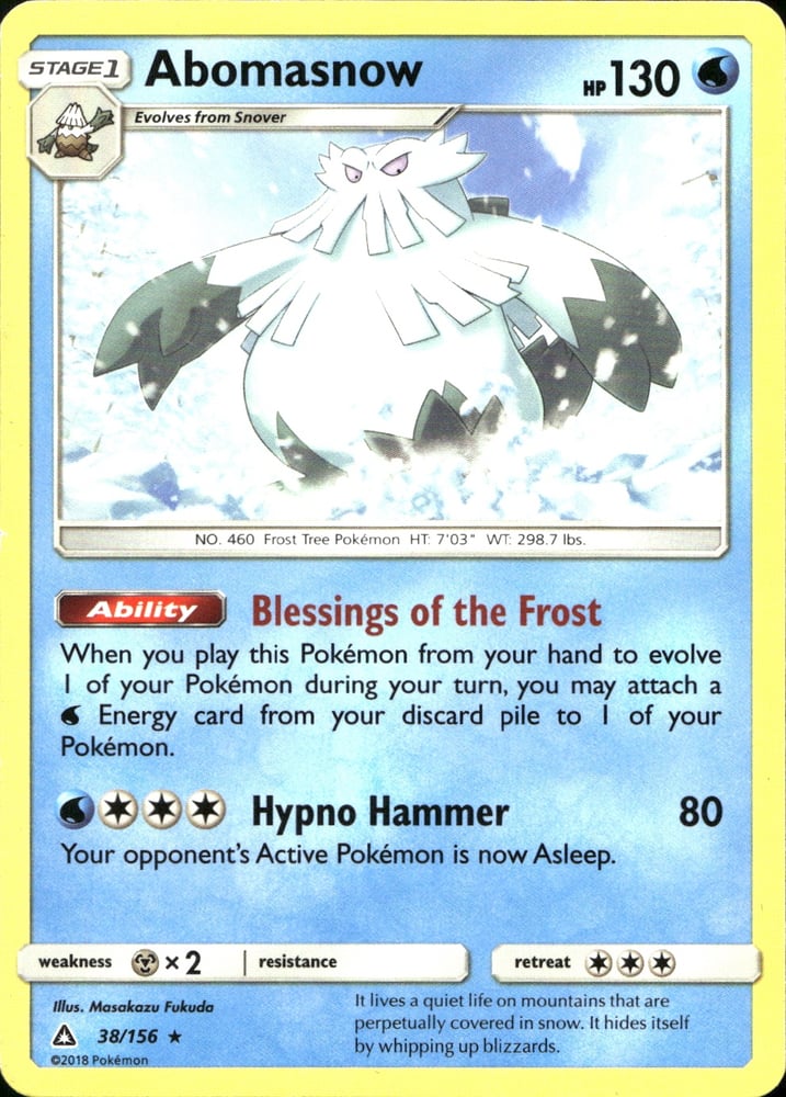 Abomasnow - SM5 38/156