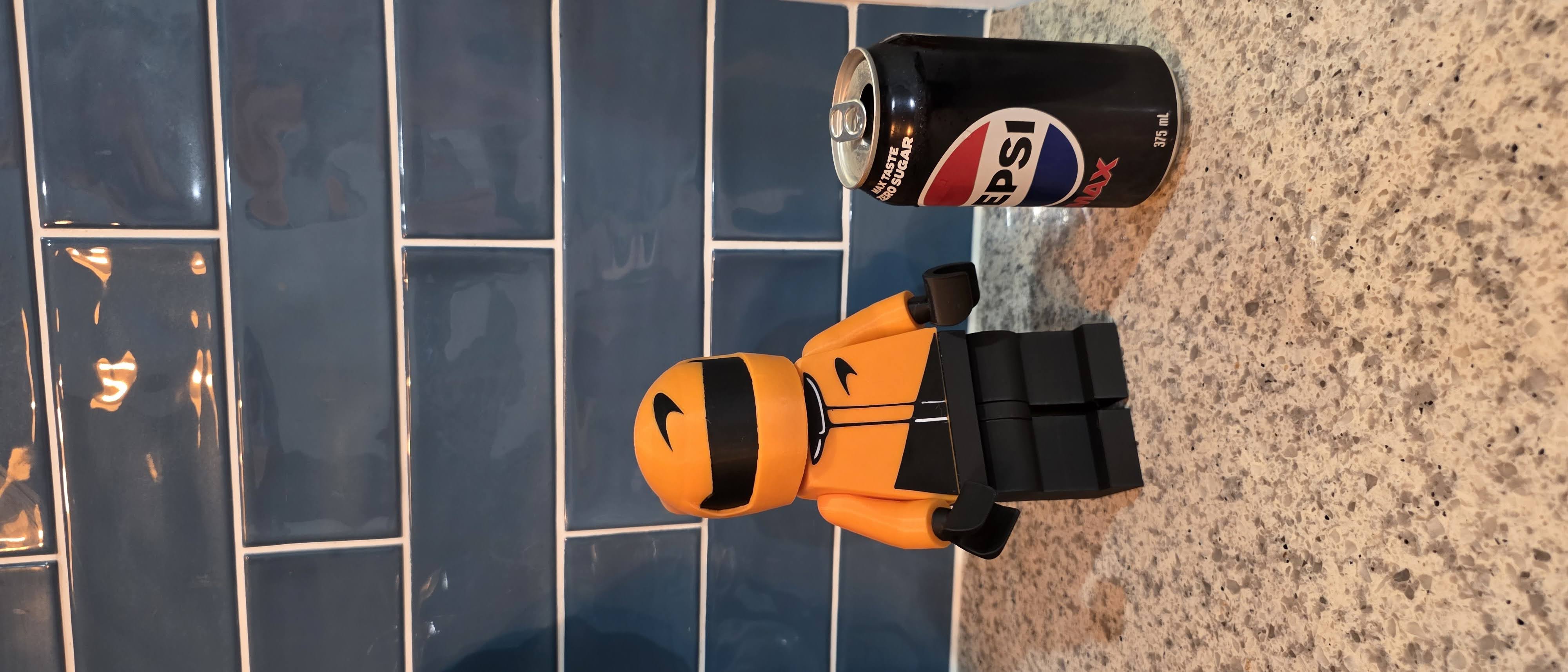 Oversized 3D-Printed Brickman Collectible