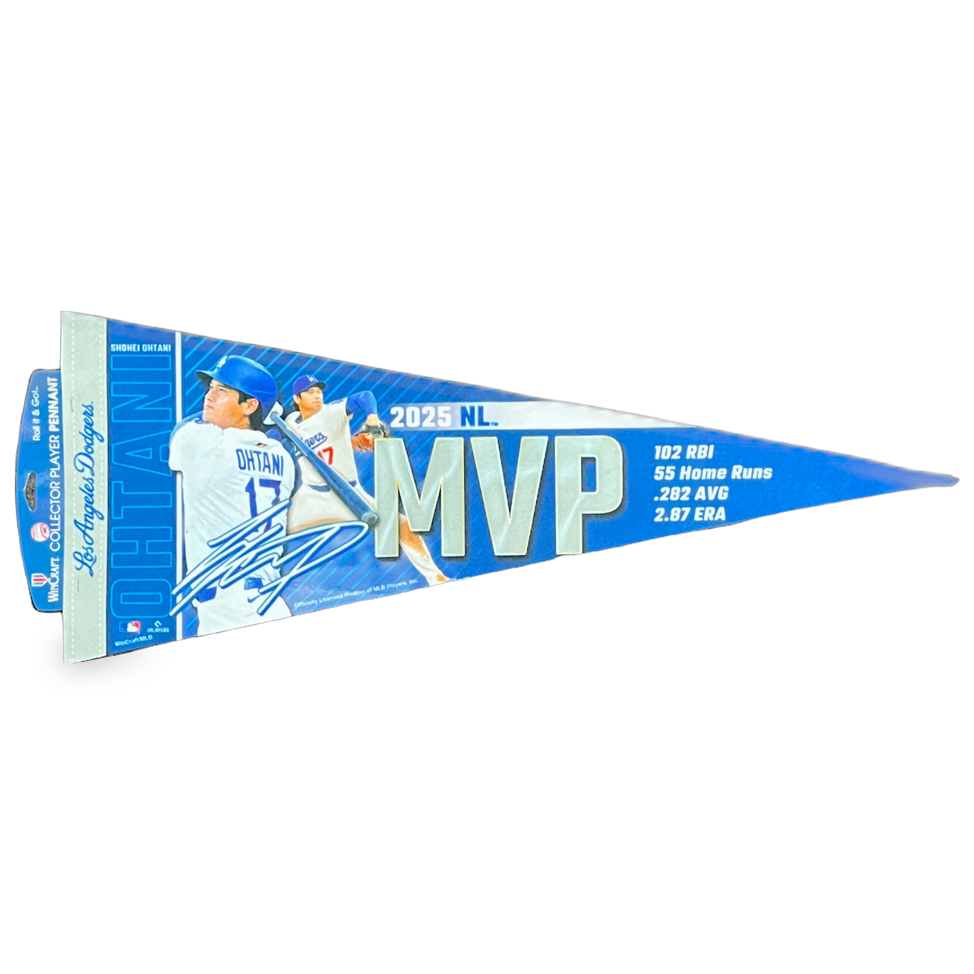 Los Angeles Dodgers Shohei Ohtani 2025 NL MVP Premium Pennant 12x30"