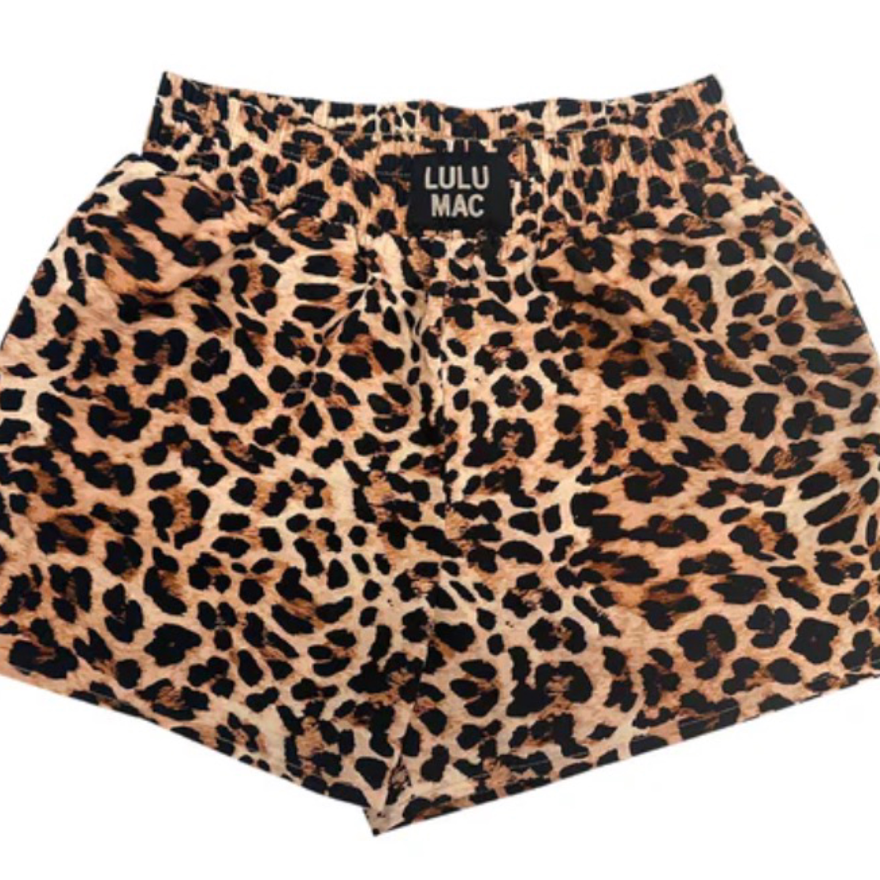 LuluMac boxer short leopard — Bama Tan boutique, Tuscaloosa AL