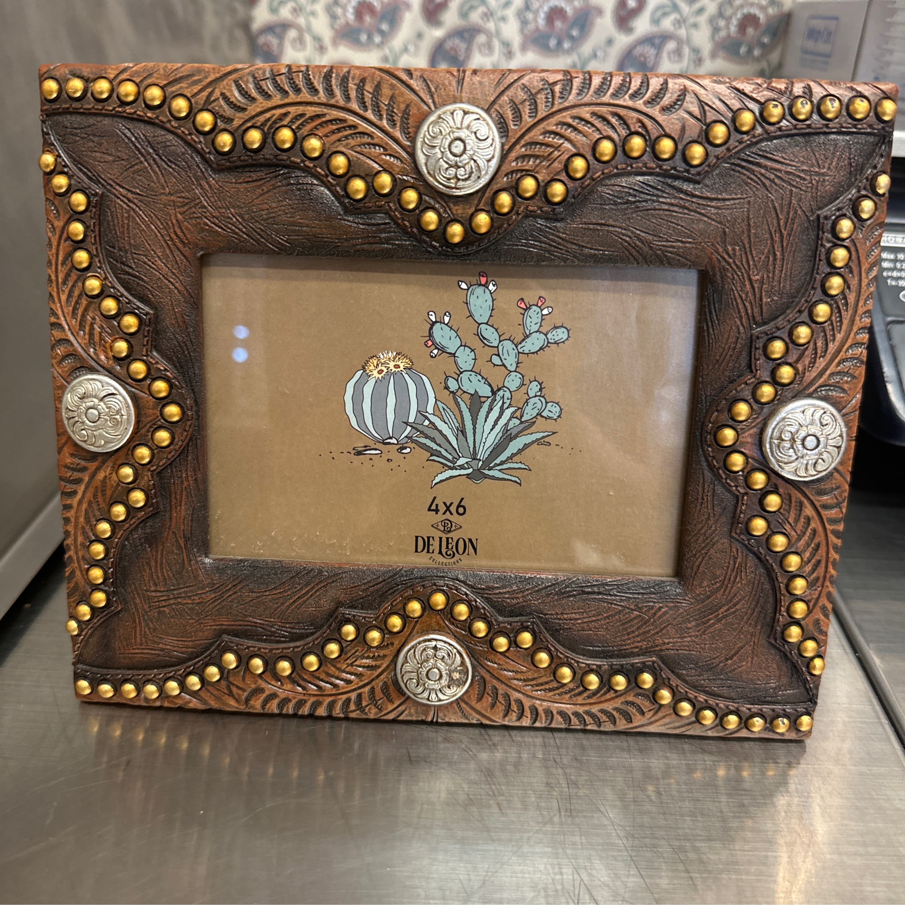 Leather Pattern 6x4 frame