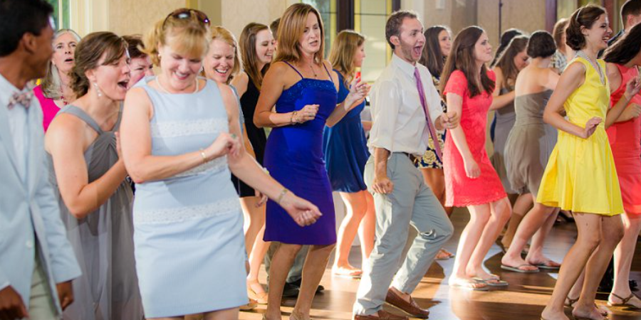 Dance Lesson at Wedding