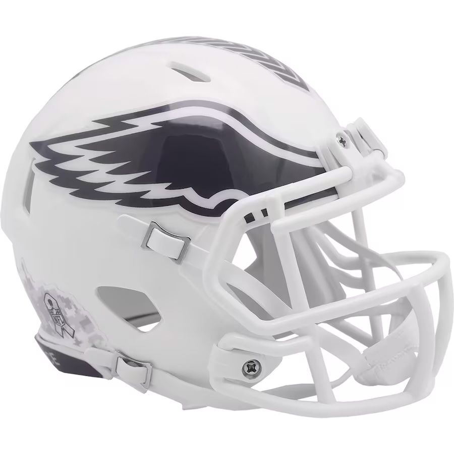 Philadelphia Eagles 2024 Riddell Salute to Service Speed Mini Helmet