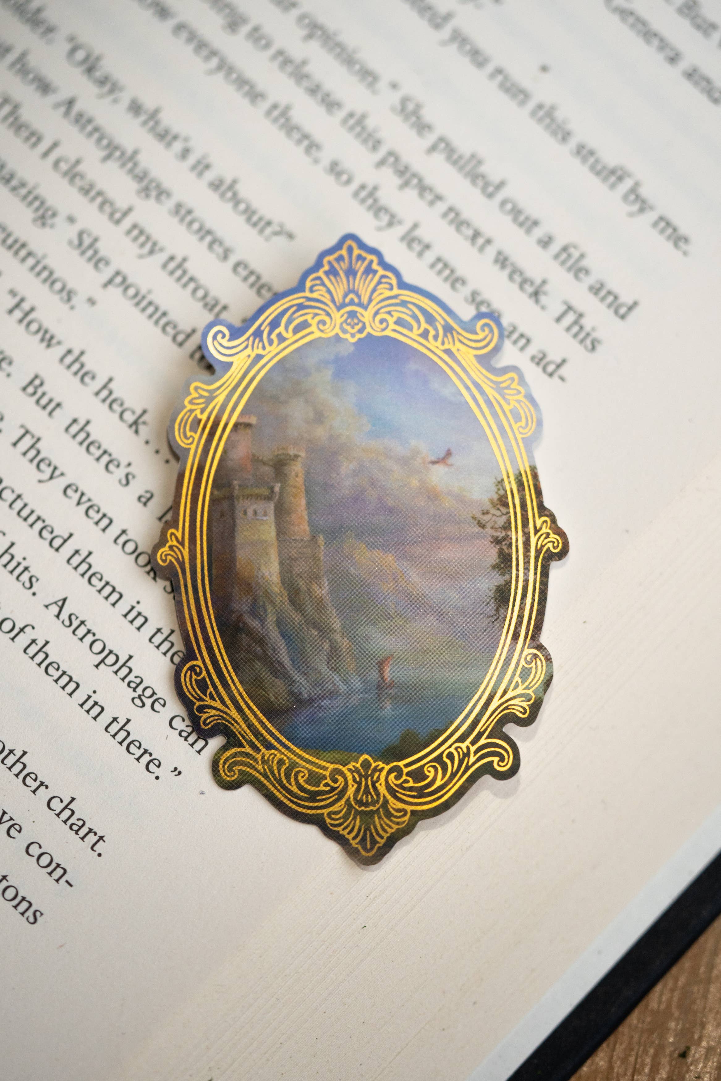 The Castle of Dreams Vinyl Sticker- Bookish Kindle Sticker