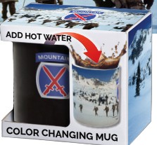 10th Mountain Division Color Changing Mug