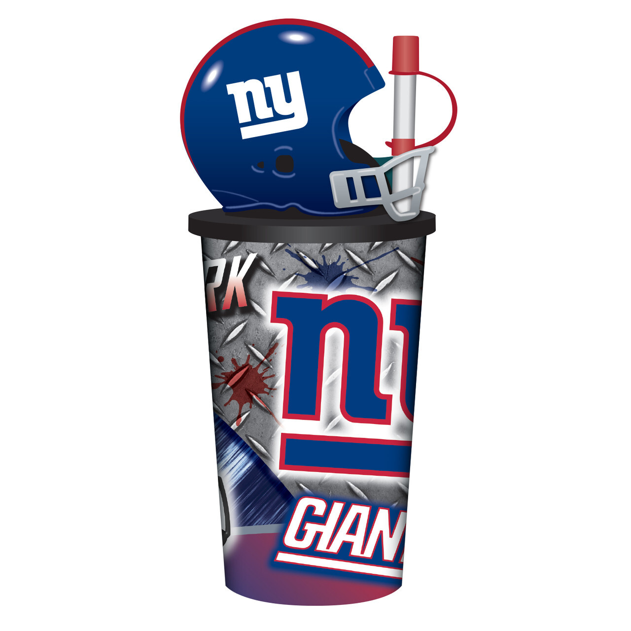 New York Giants Helmet Cup with Straw 32oz