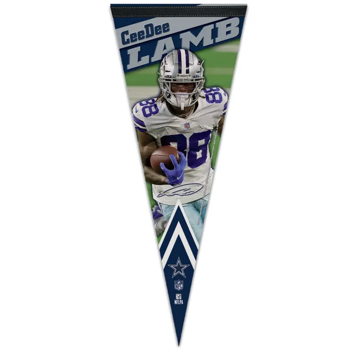 Dallas Cowboys Cee Dee Lamb Premium Pennant 12x30"