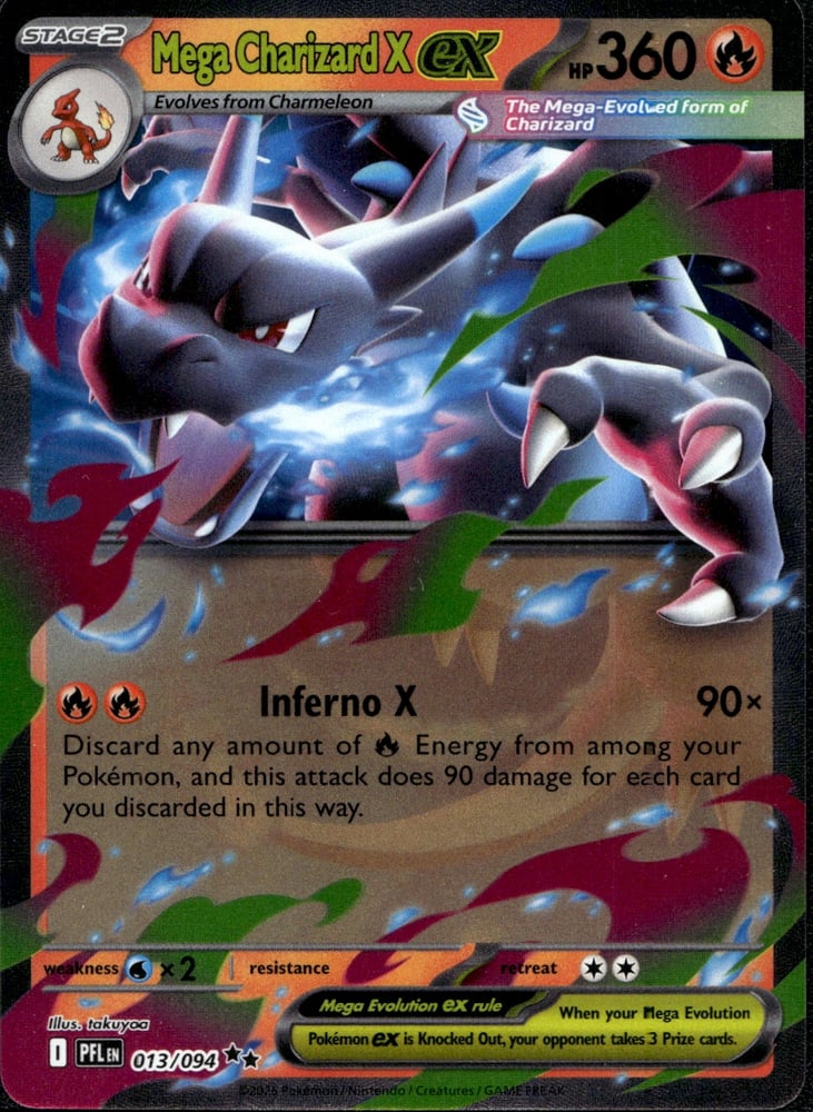 Mega Charizard X ex - ME02 13/94