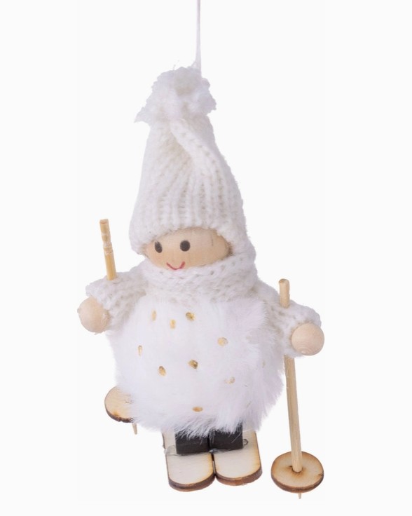 Child on Skis Ornament