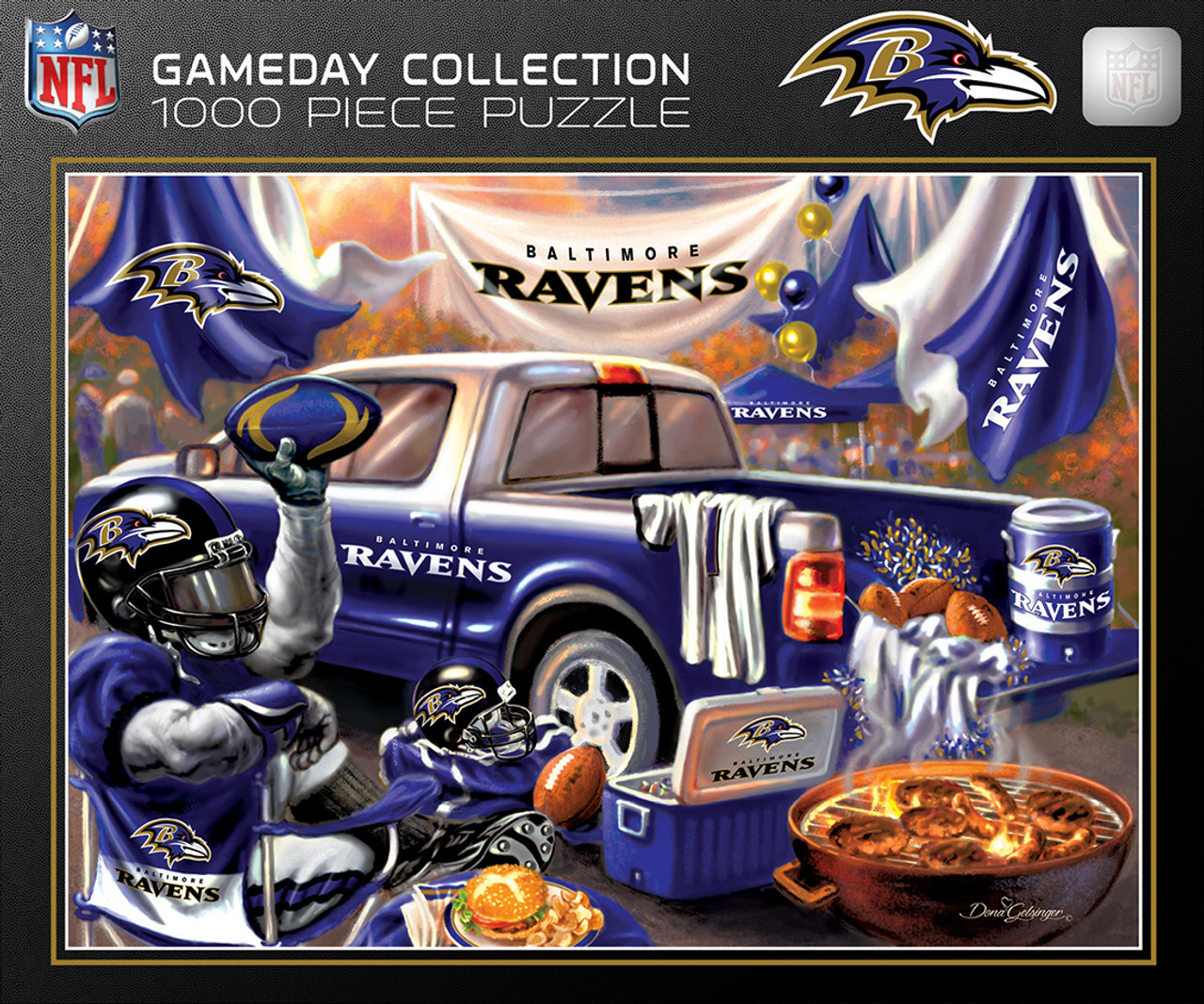 Baltimore Ravens 1000 Piece Gameday Design Puzzle