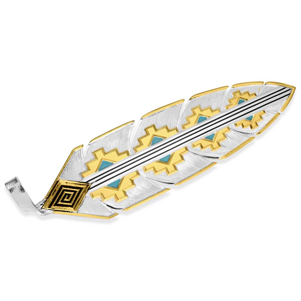 Painted Sky Hat Feather