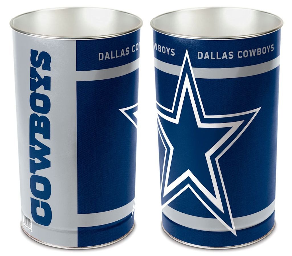 Dallas Cowboys Wastebasket 15"