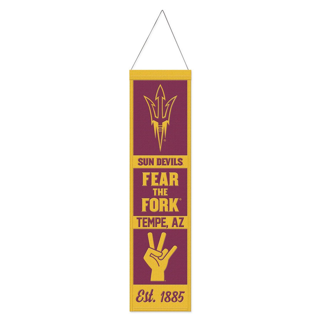 Arizona State Sun Devils Wool Evolution Banner 8x32"