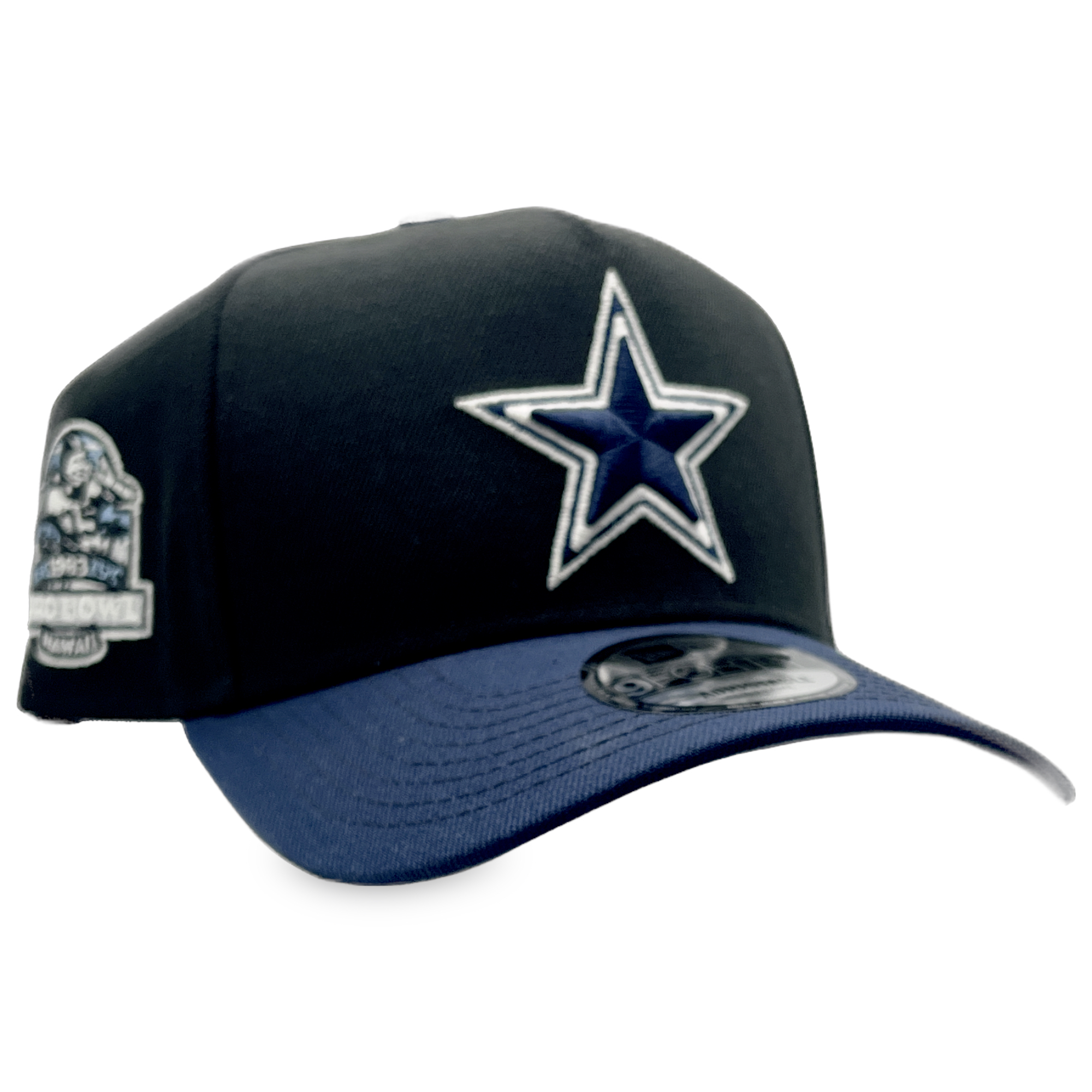Dallas Cowboys Black/Navy New Era 9FORTY A-Frame 1983 Pro Bowl Snapback Hat