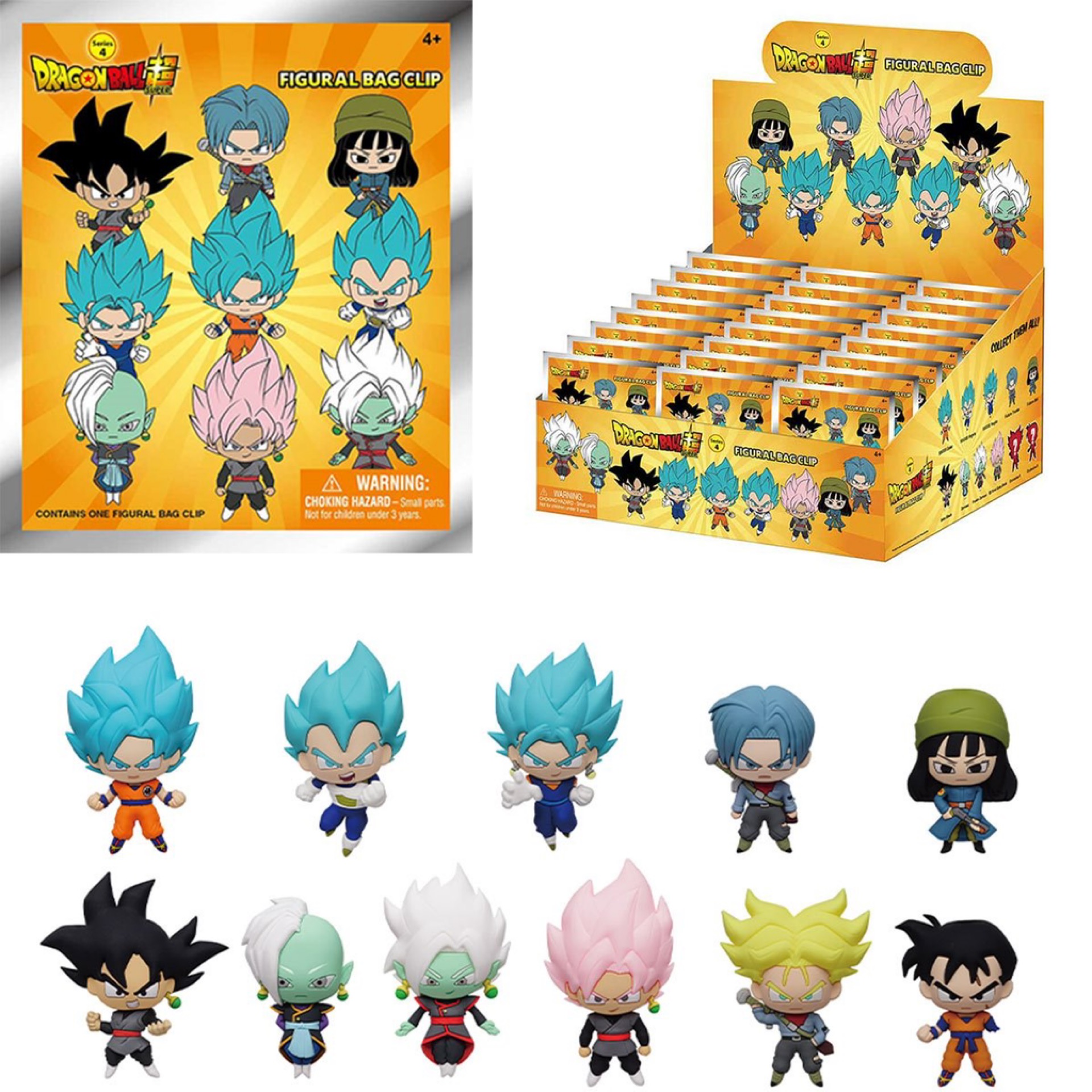 DRAGON BALL SUPER 3D BLIND BAG CLIP SERIES 4